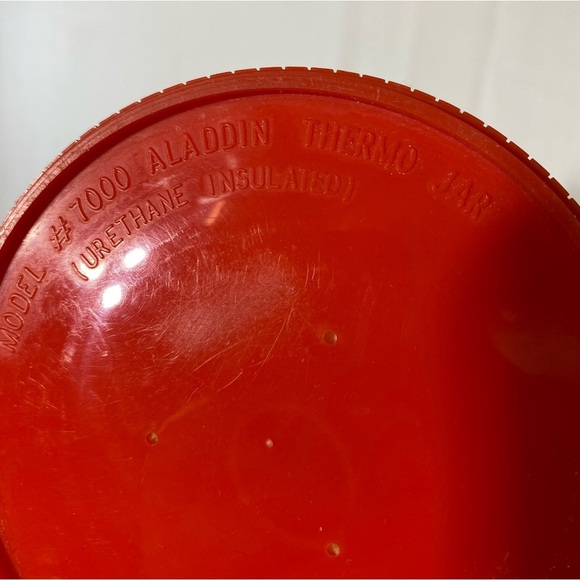 Vintage Aladdin Cream Orange Small Travel Thermos - Picture 13 of 14